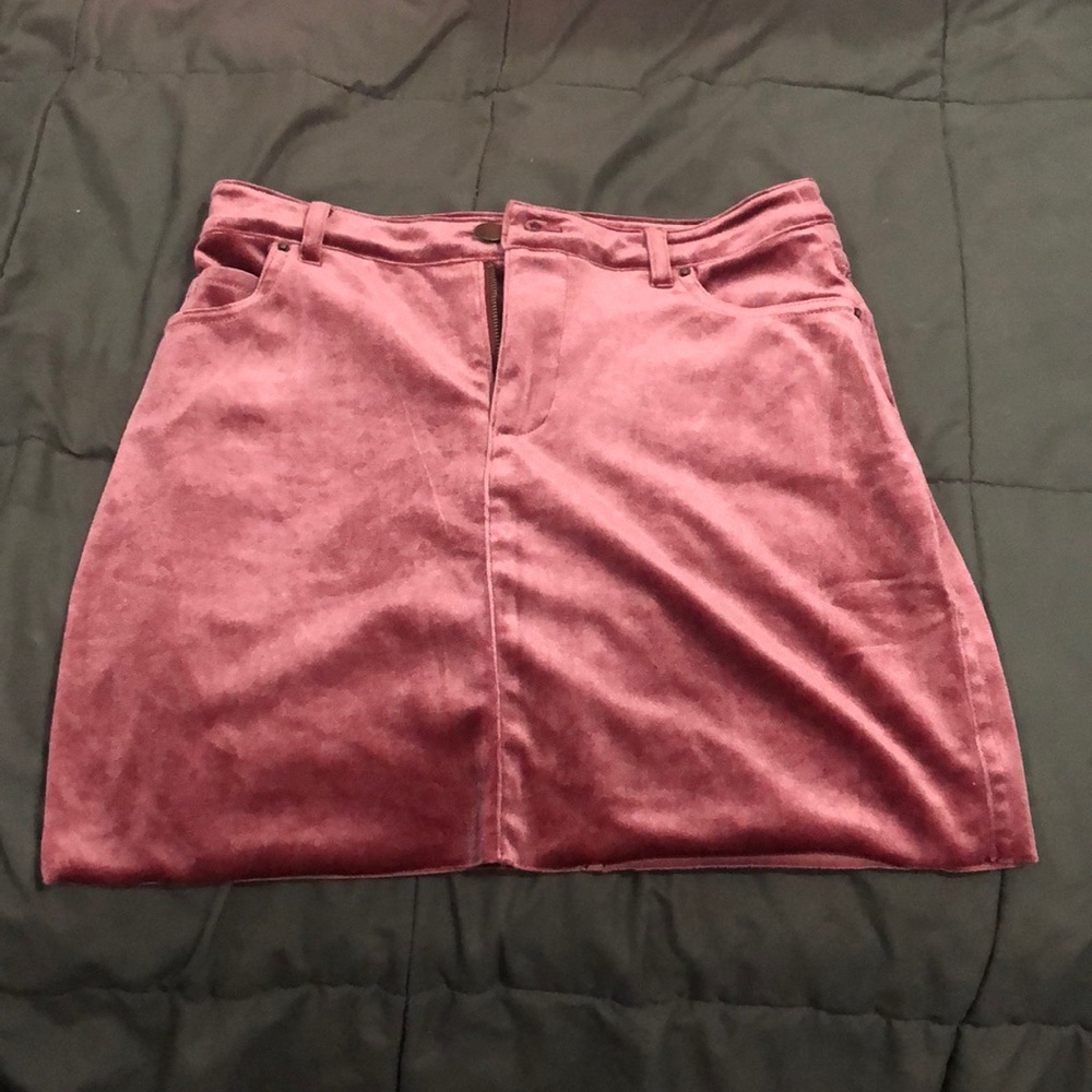 Forever 21 Velvet Skirt